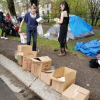 Homeless Food and Clothing Distribution 2020